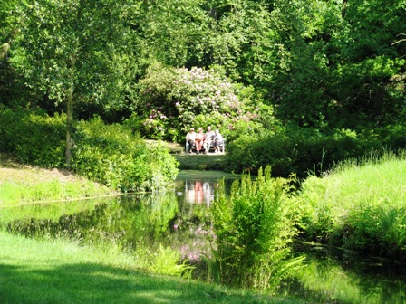 Rhododendron-Park in Lütetsburg in Norden